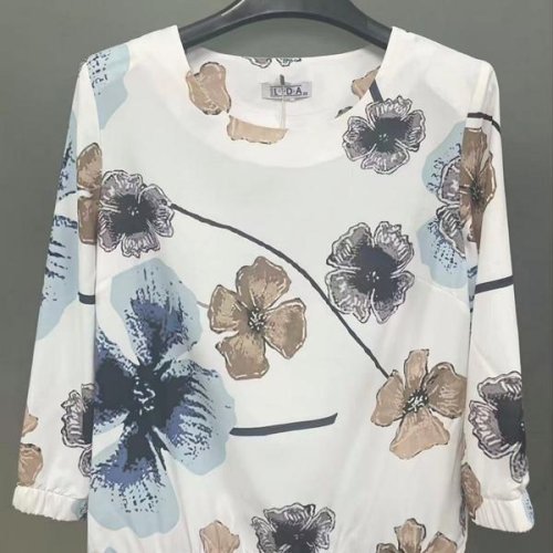 Блузка LIDA (52-62) 8007 white (лето) LIDA 8007 white