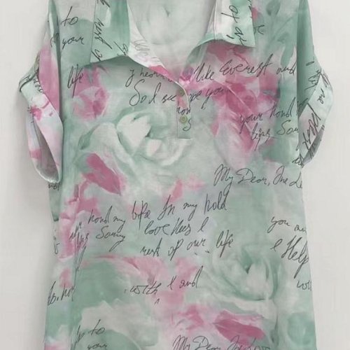 Блузка LIDA (52-62) 3426 green (лето) LIDA 3426 green
