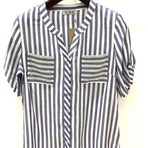 Рубашка LIDA (52-62) 2877 grey (лето) LIDA 2877 grey