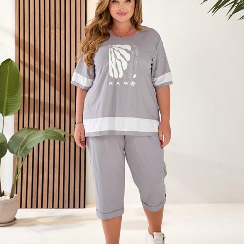 Костюм OSKA (56-62) 6097 grey (деми) OSKA 6097 grey