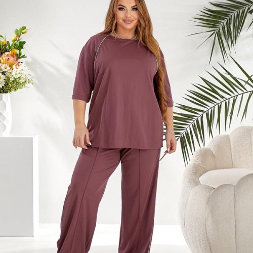 Костюм OSKA (50-56) 6088 brown (лето) OSKA 6088 brown