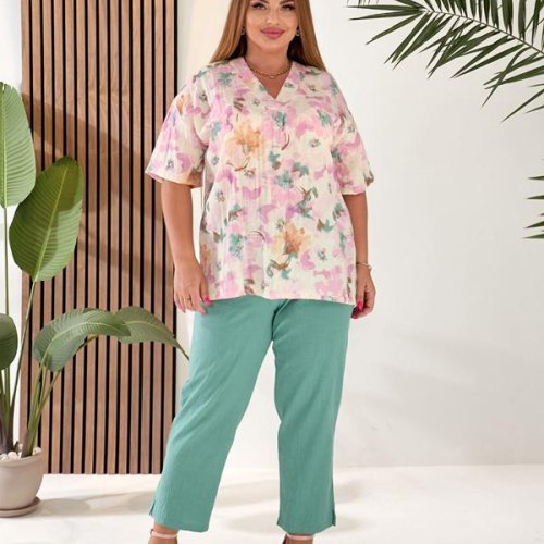 Костюм OSKA (54-60) 6060 green (лето) OSKA 6060 green