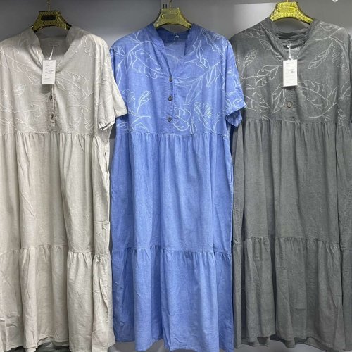 Платье Yafeier (54-60) 256 l.grey (лето) Yafeier 256 l.grey