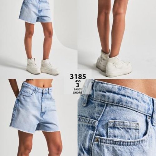 Шорты Jeans Style (34-42) 3185-3 l.blue (лето) Jeans Style 3185-3 l.blue
