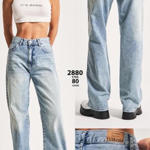 Джинсы Jeans Style (34-42) 2880-80 l.blue (деми) Jeans Style 2880-80 l.blue