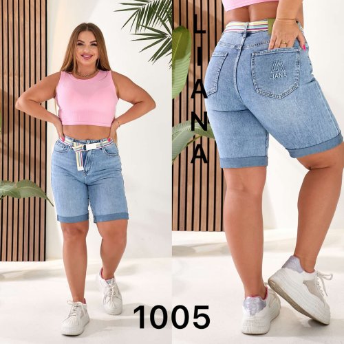 Шорты Liana Denim (28-33) 1005-1 l.blue (лето) Liana Denim 1005-1 l.blue