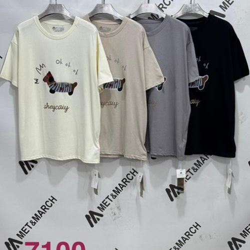 Футболка Met&March (one size) 7100 black (лето) Met&March 7100 black