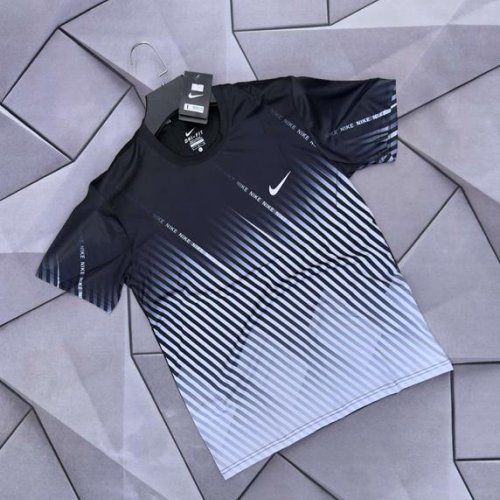 Футболка Rassul (L-3XL) 6128 black (лето) Rassul 6128 black