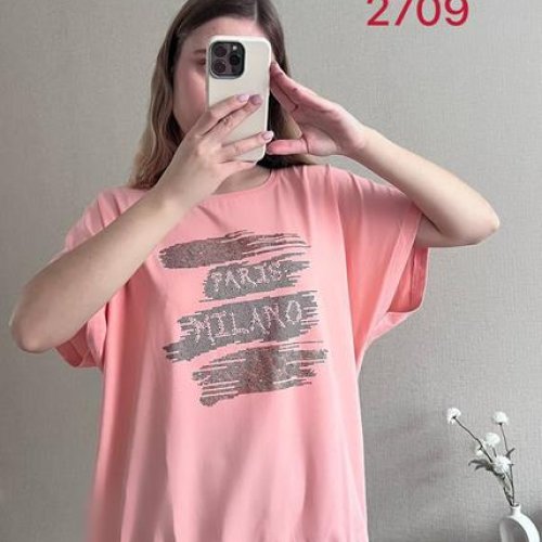 Футболка FSN (52-58) 2709 pink (лето) FSN 2709 pink