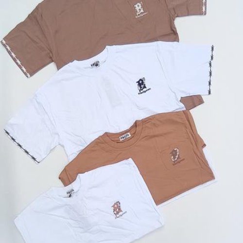 Футболка Meloria (140-176) 3745 white-beige (лето) Meloria 3745 white-beige
