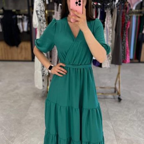 Платье Arina (42-50) 1619 green (лето) Arina 1619 green
