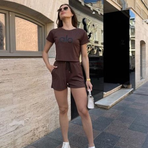 Костюм Arina (42-48) 4213 brown (лето) Arina 4213 brown