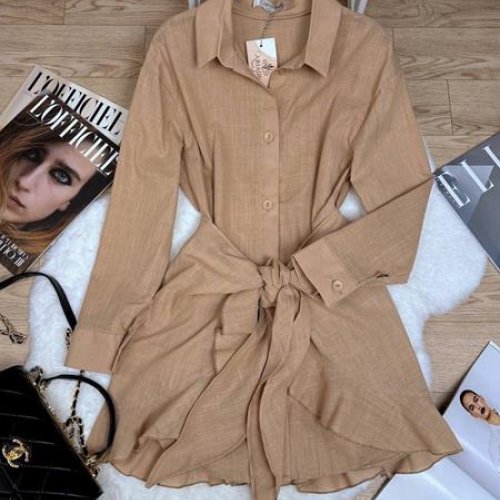 Платье Arina (42-48) 1591 beige (лето) Arina 1591 beige