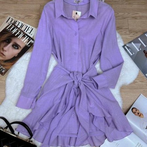 Платье Arina (42-48) 1591 lilac (лето) Arina 1591 lilac