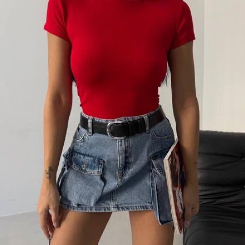 Футболка Arina (42-48) 4207 red (лето) Arina 4207 red