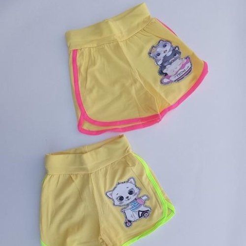 Шорты Meloria (5-8) ML1126 yellow-pink (лето) Meloria ML1126 yellow-pink