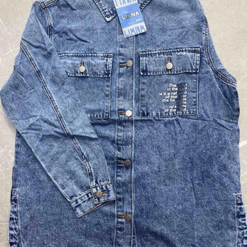Рубашка Liana Denim (2XL-7XL) 462 blue (деми) Liana Denim 462 blue