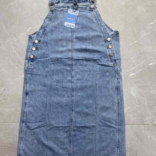 Сарафан Liana Denim (3XL-8XL) 459 blue (лето) Liana Denim 459 blue