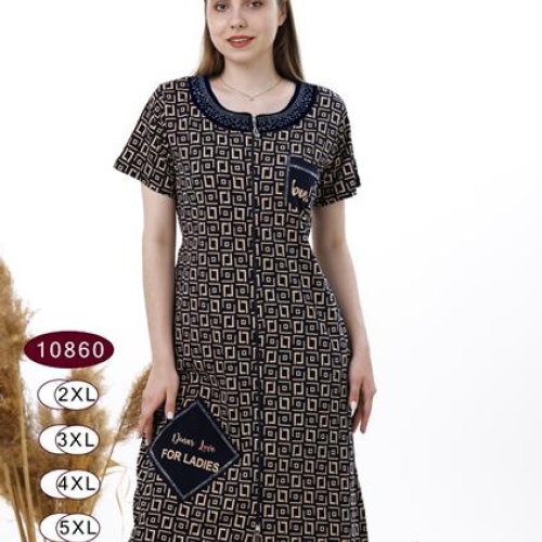 Халат Romeo life (50-54) 10860 navy (лето) Romeo life 10860 navy