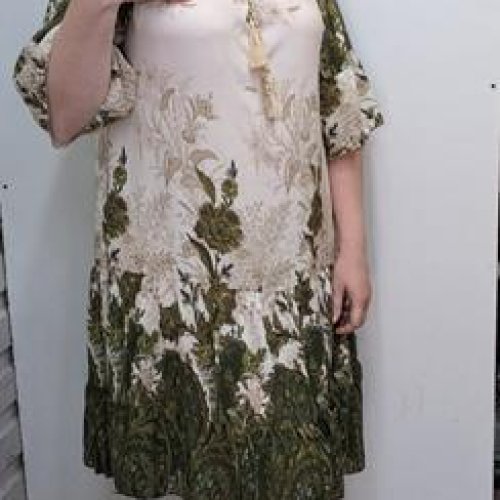 Платье Romeo life (50-54) RL493 khaki (лето) Romeo life RL493 khaki
