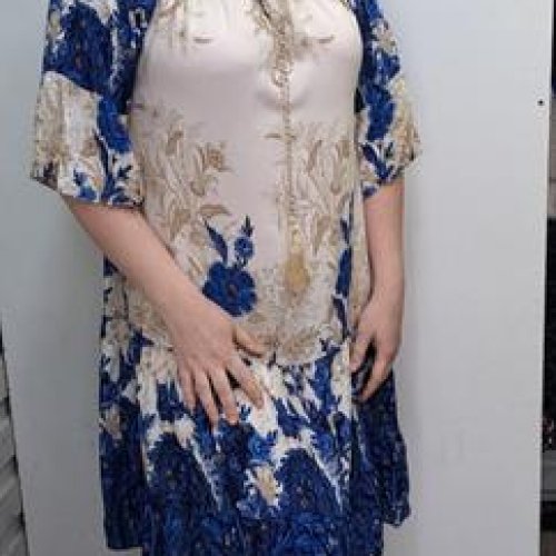 Платье Romeo life (50-54) RL495 blue (лето) Romeo life RL495 blue