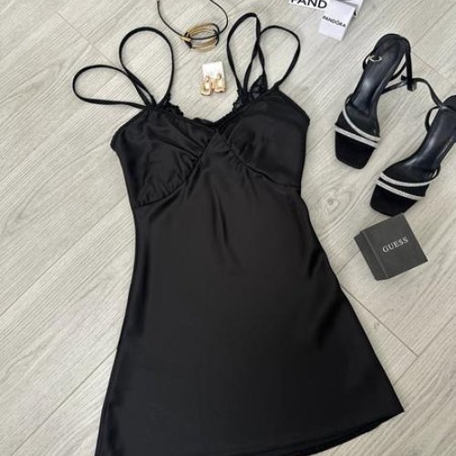 Платье EVA (42-48) 253 black (лето) EVA 253 black