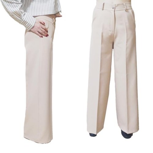 Штаны H&S (36-42) 129 l.beige (деми) H&S 129 l.beige