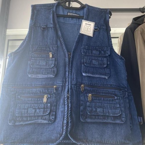 Жилетка Vanda (XL-5XL) V76 blue (лето) Vanda V76 blue