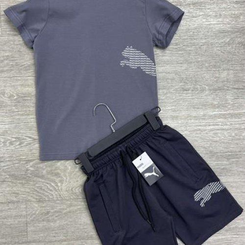 Костюм MirWear kids (13-17) 284-3-285 d.grey-navy (лето) MirWear kids 284-3-285 d.grey-navy