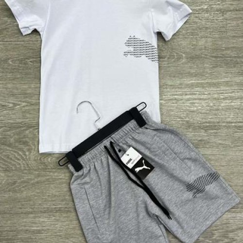 Костюм MirWear kids (13-17) 284-3-285 grey-white (лето) MirWear kids 284-3-285 grey-white
