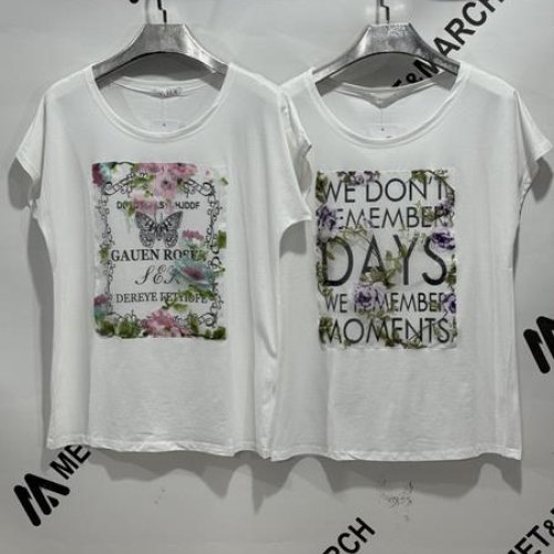 Футболка Met&March (one size) 3D white-pink (лето) Met&March 3D white-pink