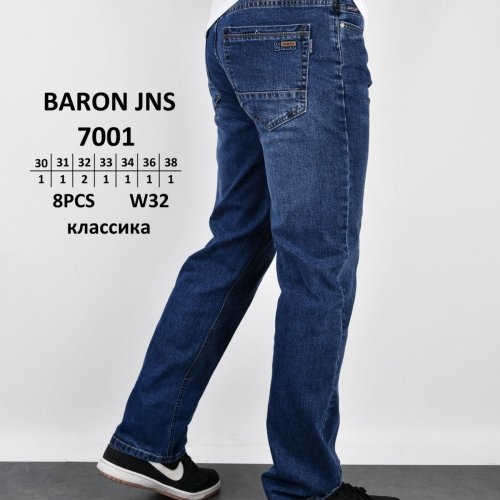 Джинсы God Baron (30-38) 7001 blue (деми) God Baron 7001 blue