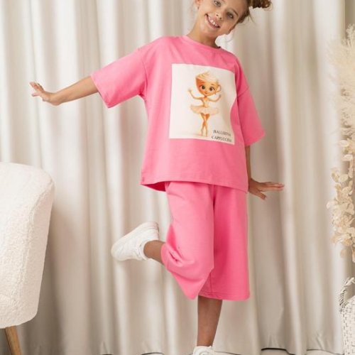 Костюм Ariamo (116-140) A92 pink (лето) Ariamo A92 pink