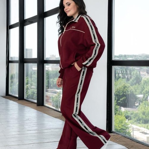 Костюм спорт AZNA (XL-4XL) Д147 wine (деми) AZNA Д147 wine