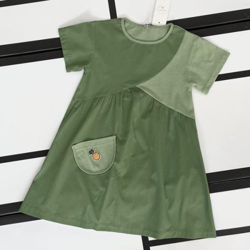 Платье Kosmy (110-134) K88 khaki (лето) Kosmy K88 khaki