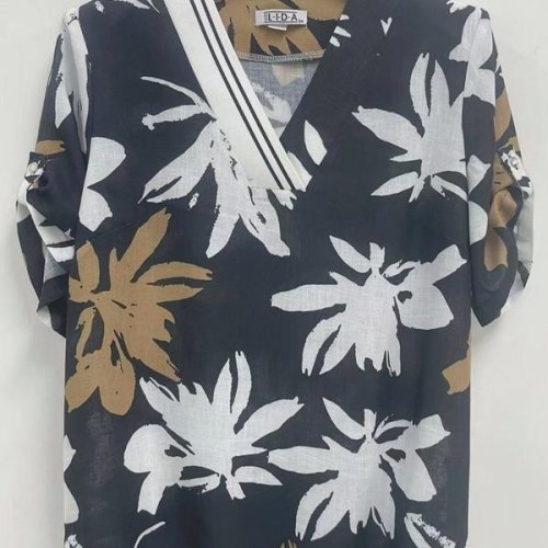 Футболка LIDA (52-62) 3458 black (лето) LIDA 3458 black