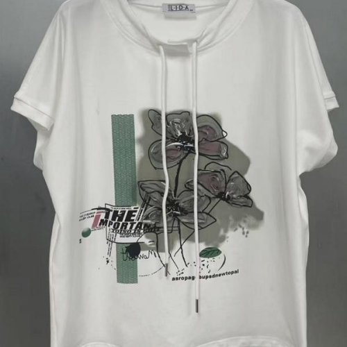 Футболка LIDA (52-62) 0485 white (лето) LIDA 0485 white