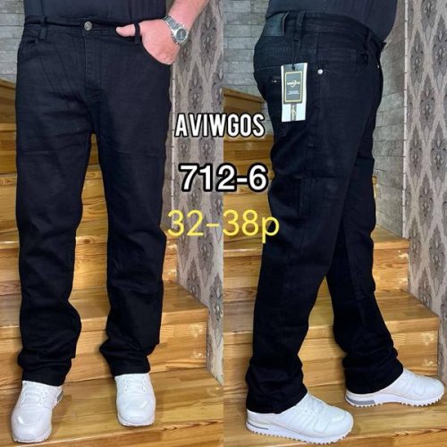 Джинсы Lili (32-38) 712-6 black (деми) Lili 712-6 black