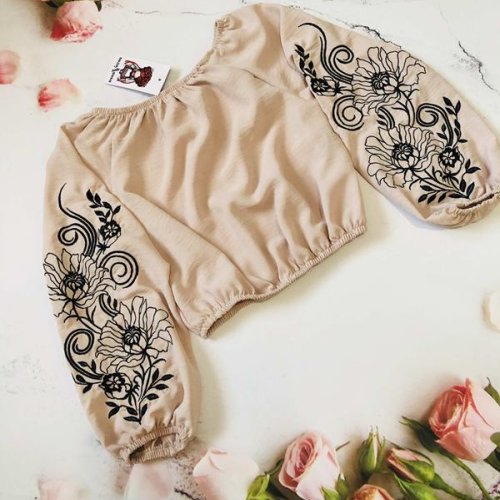 Блузка Moda school (122-140) M51 beige (деми) Moda school M51 beige