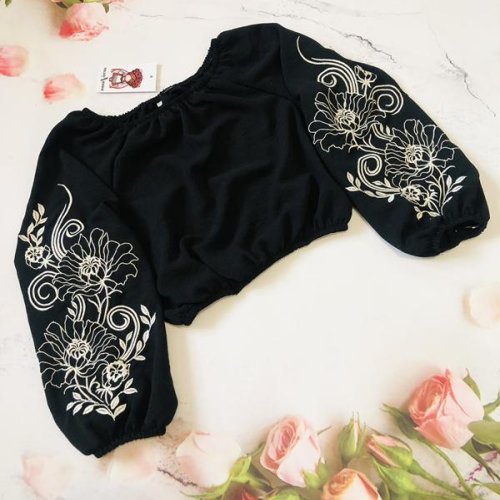 Блузка Moda school (122-140) M52 black (деми) Moda school M52 black