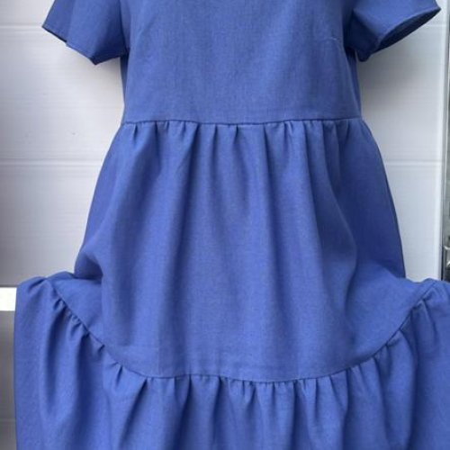 Платье Potok (46-50) 902 blue (лето) Potok 902 blue