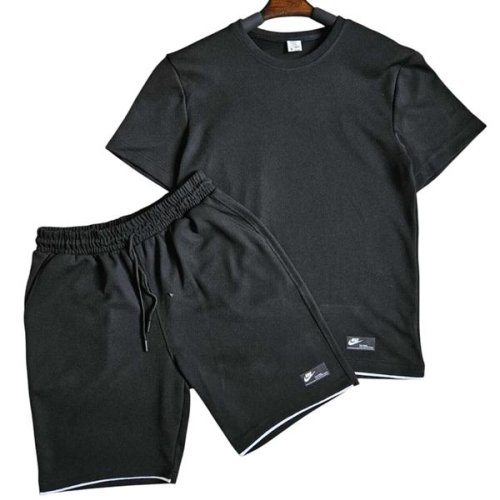 Костюм Shon (M-3XL) S682 black (лето) Shon S682 black