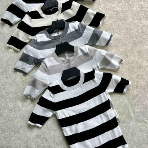 Футболка X-Ray (42-48) 6547 white-black (лето) X-Ray 6547 white-black