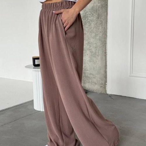 Штаны Arina (42-52) 3104 brown (лето) Arina 3104 brown