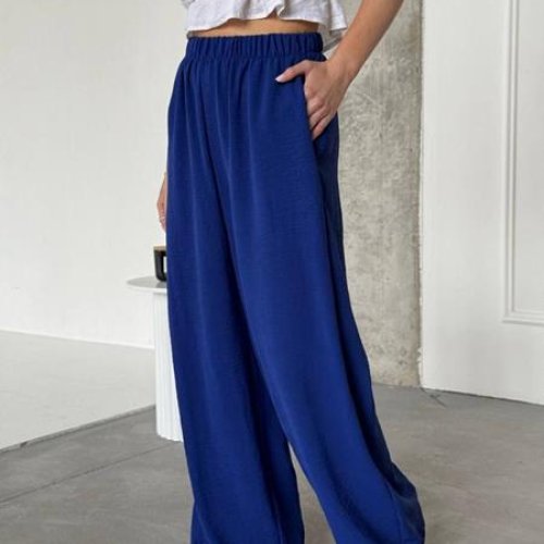 Штаны Arina (42-52) 3104 navy (лето) Arina 3104 navy