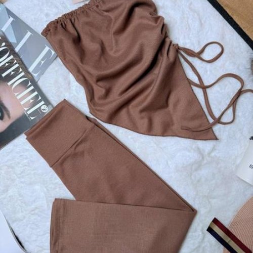 Костюм Arina (42-46) 3107 brown (лето) Arina 3107 brown
