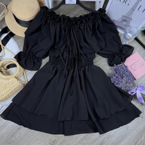 Платье Arina (42-48) 3114 black (лето) Arina 3114 black