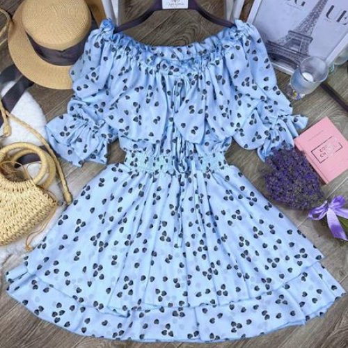Платье Arina (42-48) 3114 l.blue (лето) Arina 3114 l.blue
