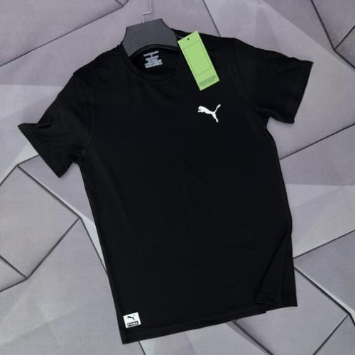 Футболка Rassul (S-2XL) 6154 black (лето) Rassul 6154 black