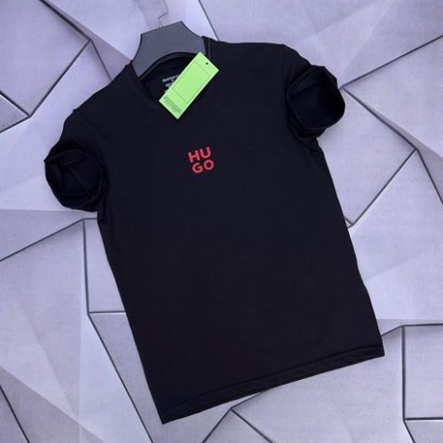 Футболка Rassul (S-2XL) 6155 black (лето) Rassul 6155 black